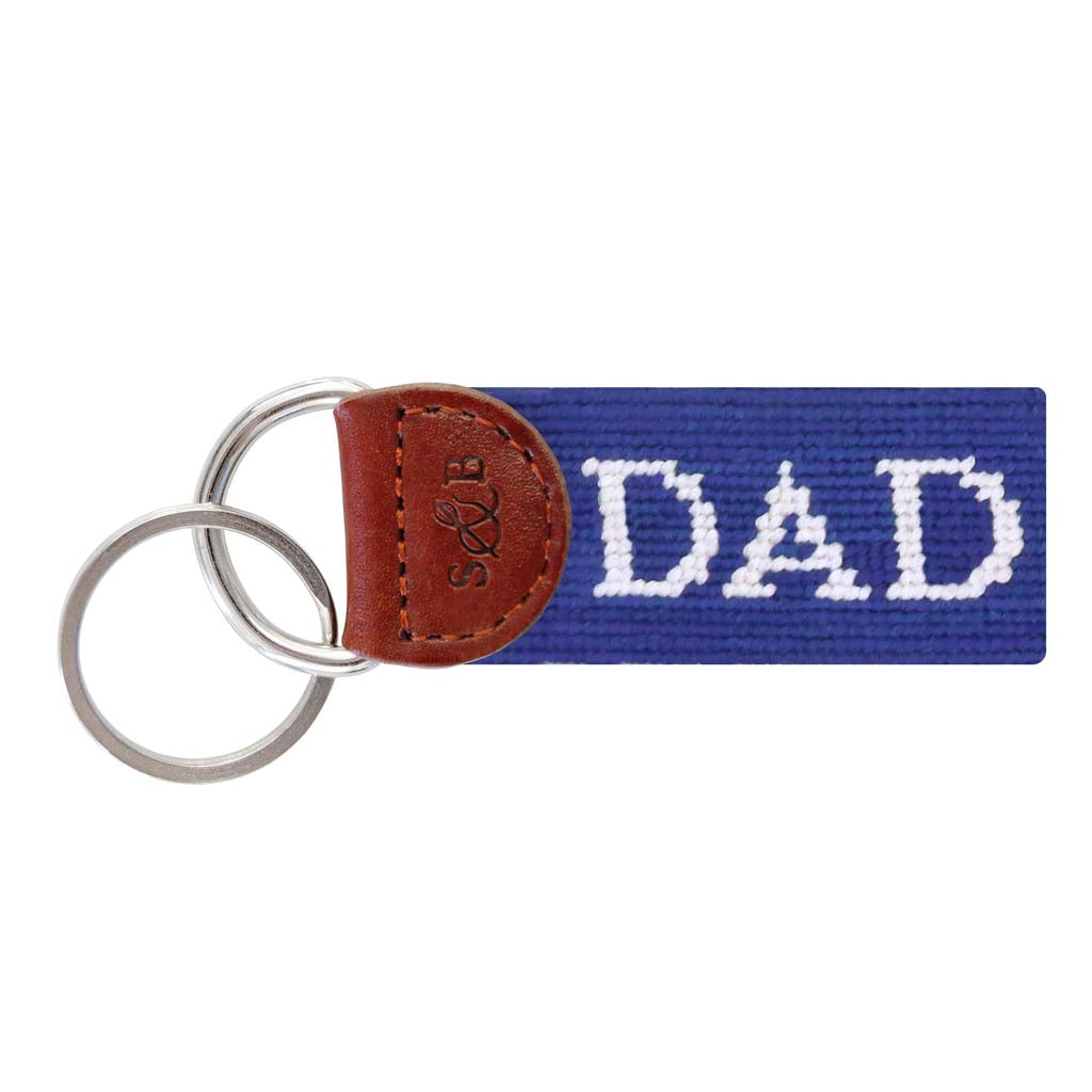 Dad Needlepoint Key Fob by Smathers & Branson - Country Club Prep