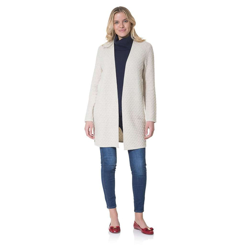 Drape Front Long Cardigan by Sail to Sable - Country Club Prep