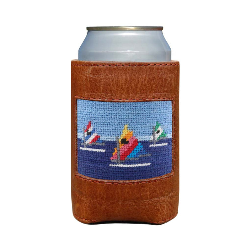 Day Sailor Needlepoint Can Cooler by Smathers & Branson - Country Club Prep