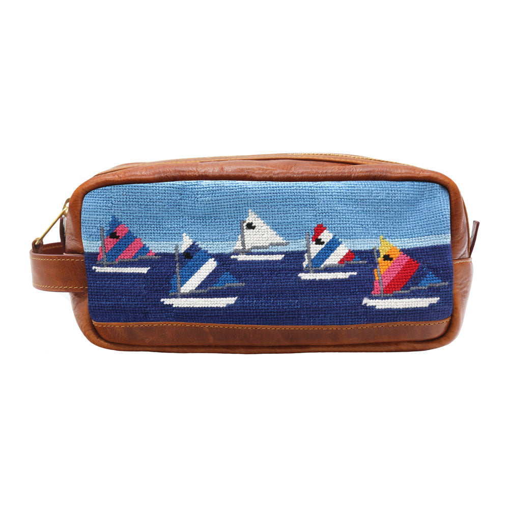 Day Sailor Needlepoint Toiletry Bag by Smathers & Branson - Country Club Prep