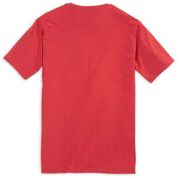 Declaration Tee Shirt in Heathered Red by Southern Tide - Country Club Prep