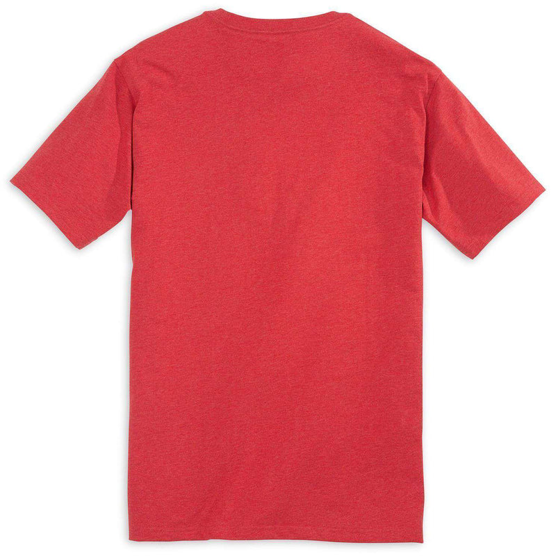 Declaration Tee Shirt in Heathered Red by Southern Tide - Country Club Prep