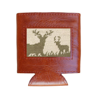 Deer Hunting Needlepoint Can Cooler by Smathers & Branson - Country Club Prep