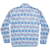 Dorado Fleece Pullover in Teal and Pink by Southern Marsh - Country Club Prep