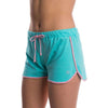 Draw String Shorts in Ocean Palm by Lauren James - Country Club Prep