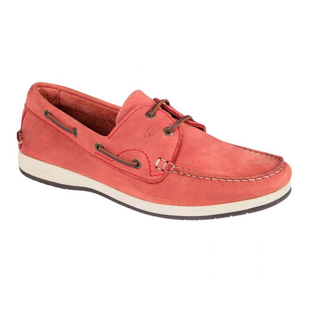 Red deck shop shoes