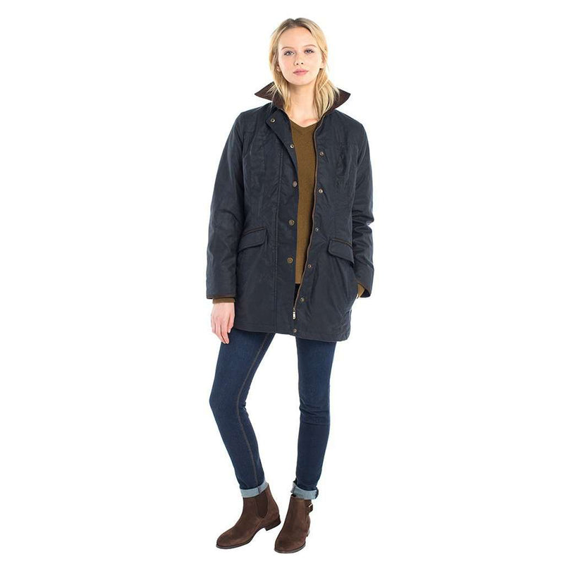 Women's Baltray Waxed Cotton Jacket by Dubarry of Ireland - Country Club Prep