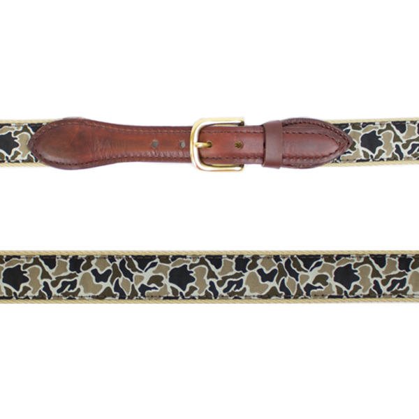 Over Under Clothing Old School Ribbon Belt in Camo – Country Club Prep