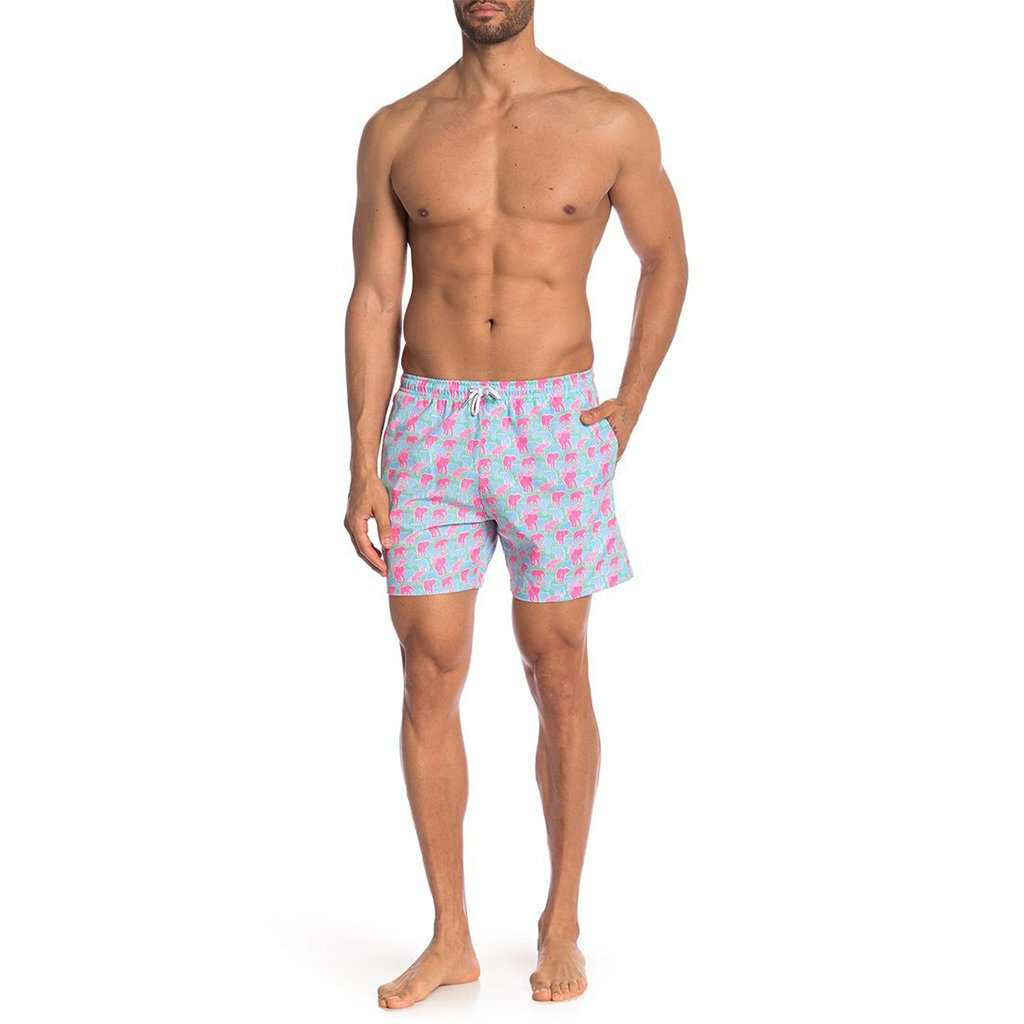 Elepants Swim Trunk by Bermies - Country Club Prep