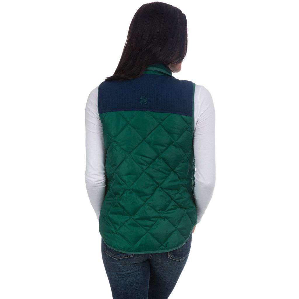 Easton Vest in Hunter Green by Lauren James - Country Club Prep