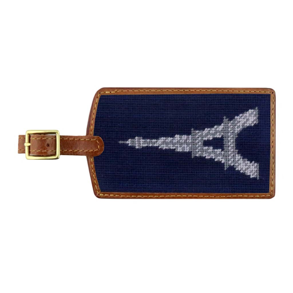 Eiffel Tower Needlepoint Luggage Tag by Smathers & Branson - Country Club Prep