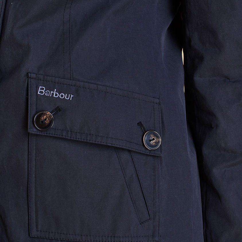 Eigg Waterproof Jacket in Black by Barbour - Country Club Prep