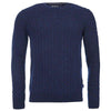 Essential Cable Crew Sweater in Navy by Barbour - Country Club Prep