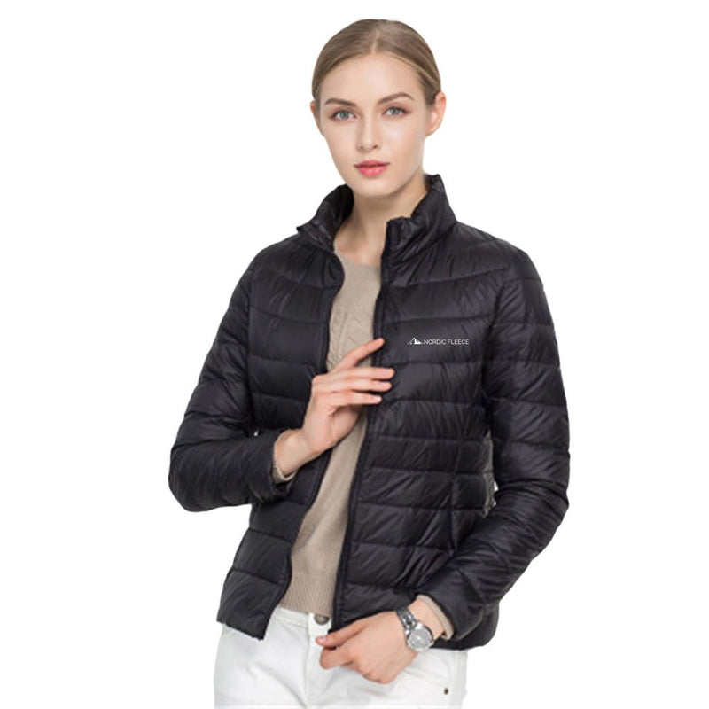 Malmö Women's Packable Light Baffle Jacket - Country Club Prep