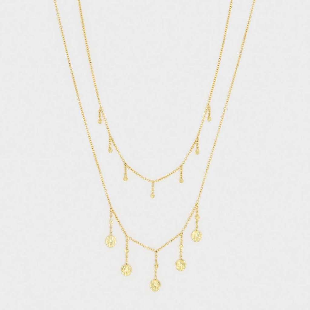 Stella Layered Necklace by Gorjana - Country Club Prep