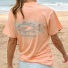 FieldTec™ Heather Performance Tee - Snapper by Southern Marsh - Country Club Prep