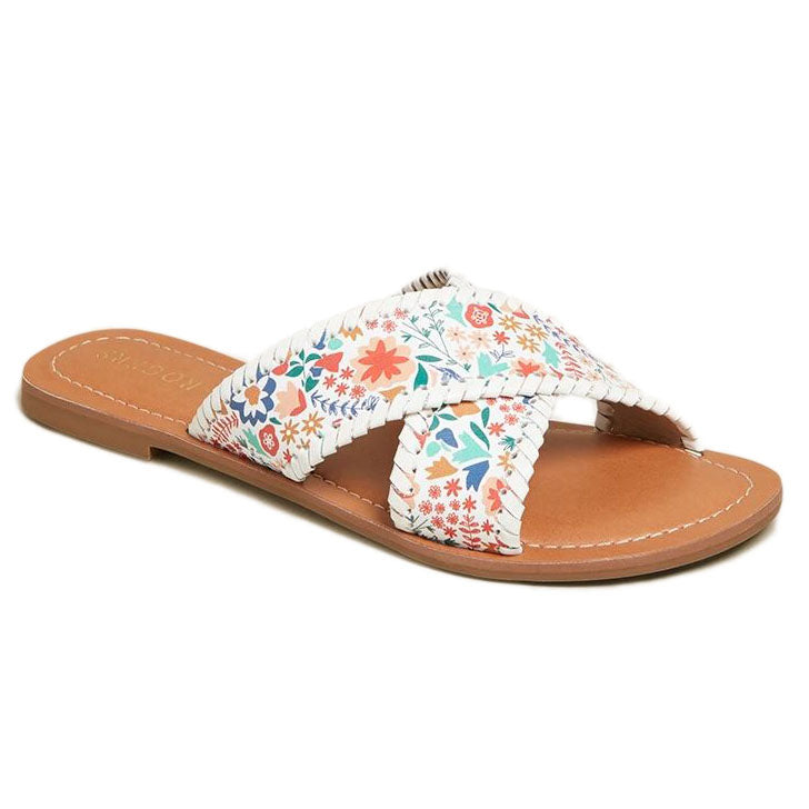 Sloane X-Band Icon Floral Sandal by Jack Rogers - Country Club Prep