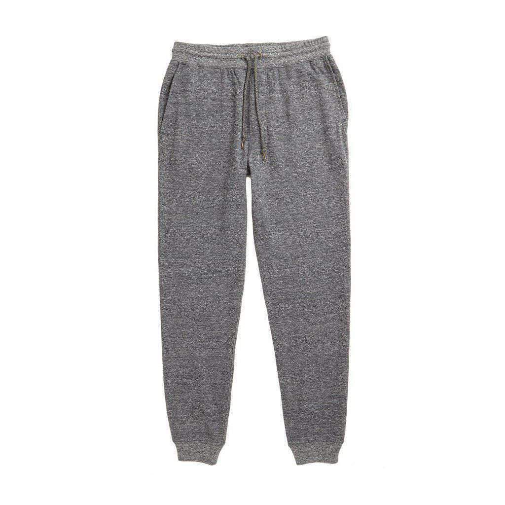 Dual Knit Sweatpant in Charcoal by Faherty - Country Club Prep