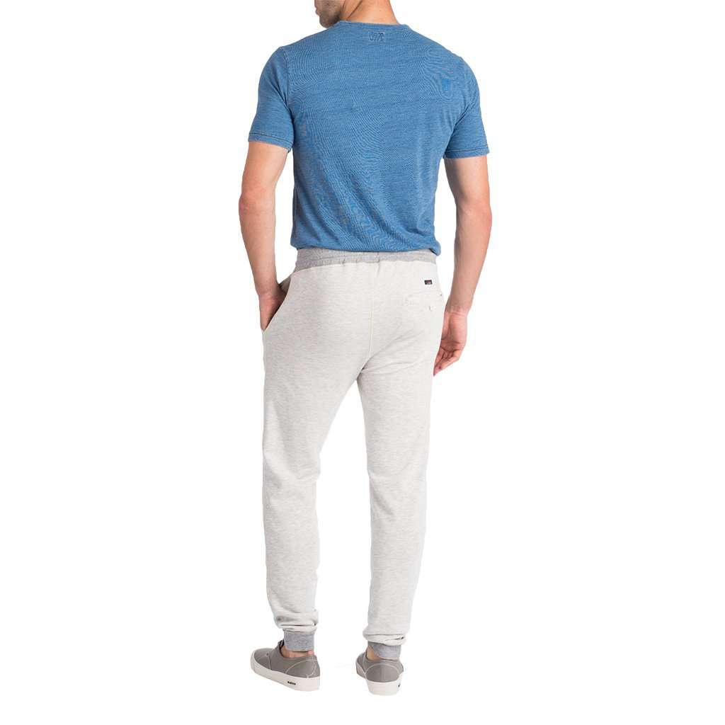 French Terry Sweatpant in Athletic Grey by Faherty - Country Club Prep
