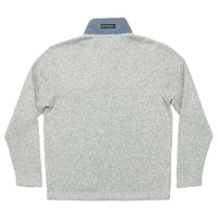 FieldTec Woodford Snap Pullover in Avalanche Gray by Southern Marsh - Country Club Prep