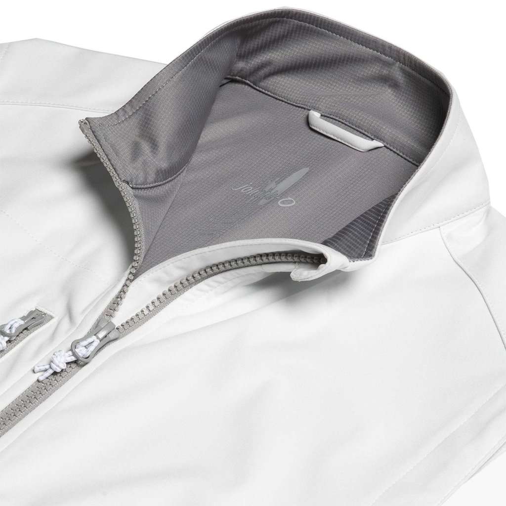 Johnnie-O Firestone 2-Way Zip Front Wind Vest in White – Country Club Prep