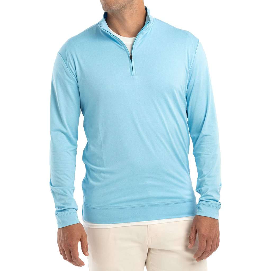 Johnnie-O - Apex PREP-FORMANCE 1/4 Zip Pullover - Seal