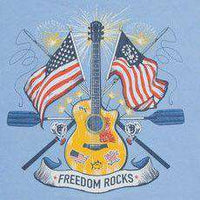 Freedom Rocks T-Shirt in Ocean Channel Blue by Southern Tide - Country Club Prep