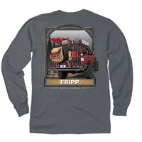 Outdoor Vehicle Long Sleeve T-Shirt in Pepper by Fripp Outdoors - Country Club Prep