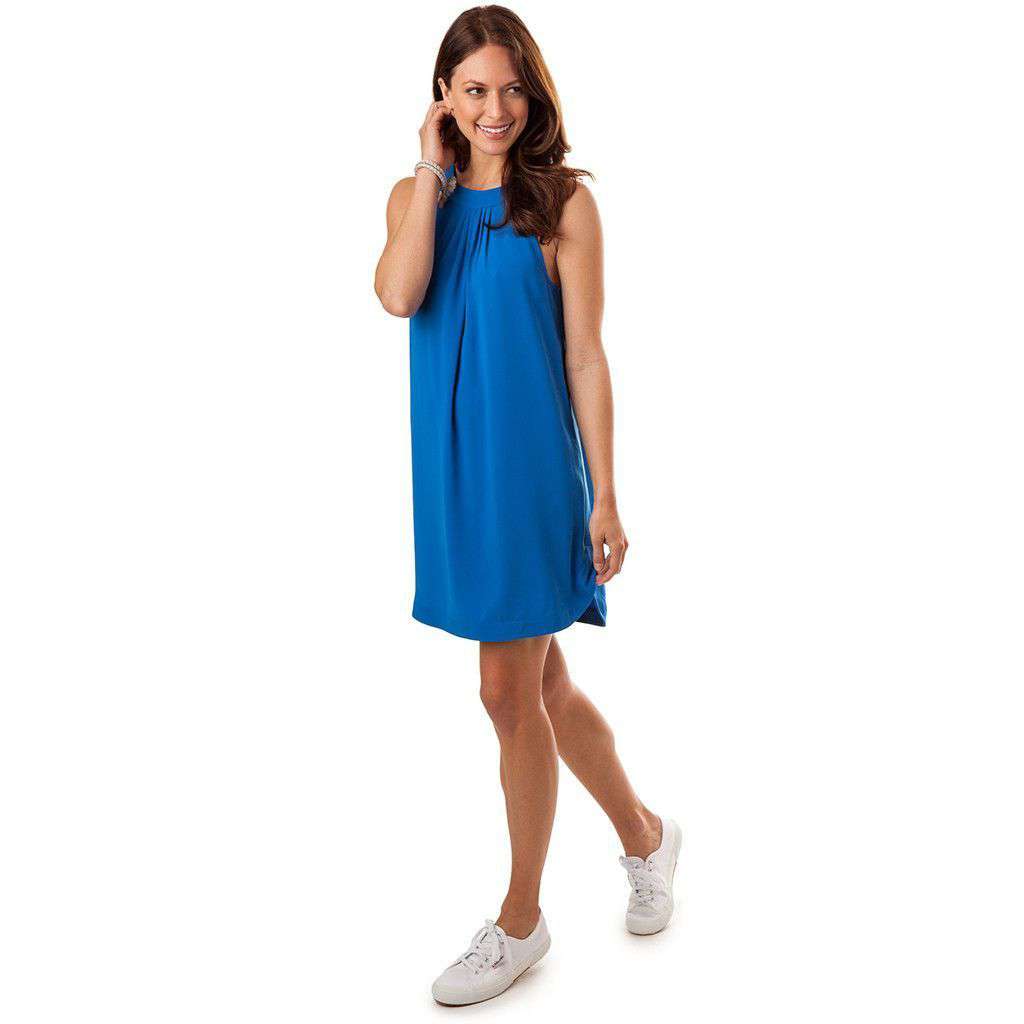 Gameday Dress in Legacy Blue by Southern Tide - Country Club Prep