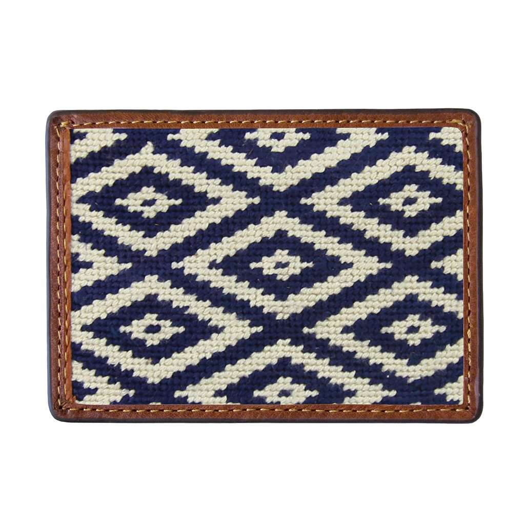 Gaucho Mini Needlepoint Credit Card Wallet by Smathers & Branson - Country Club Prep
