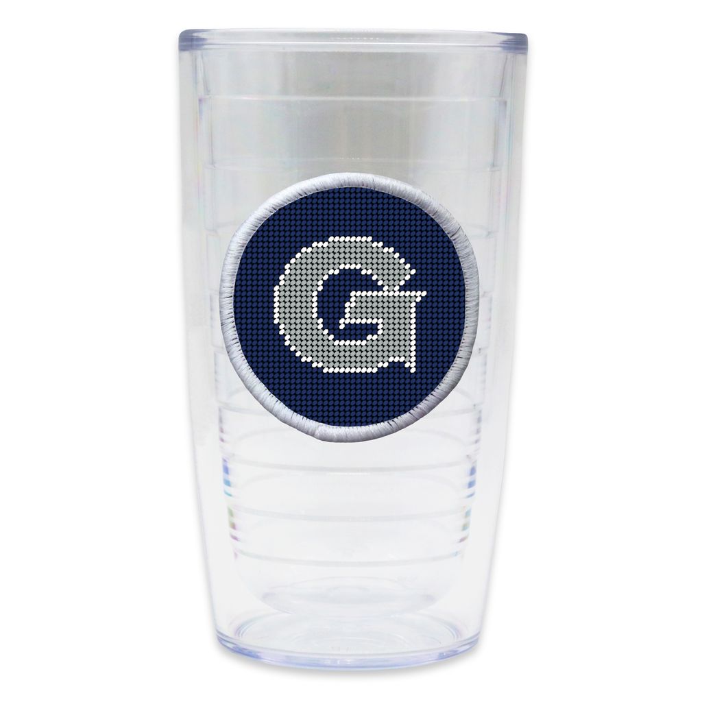 Georgetown Needlepoint Tumbler by Smathers & Branson - Country Club Prep