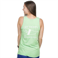 Get Yachty Tank Top in Neon Green by Anchored Style - Country Club Prep