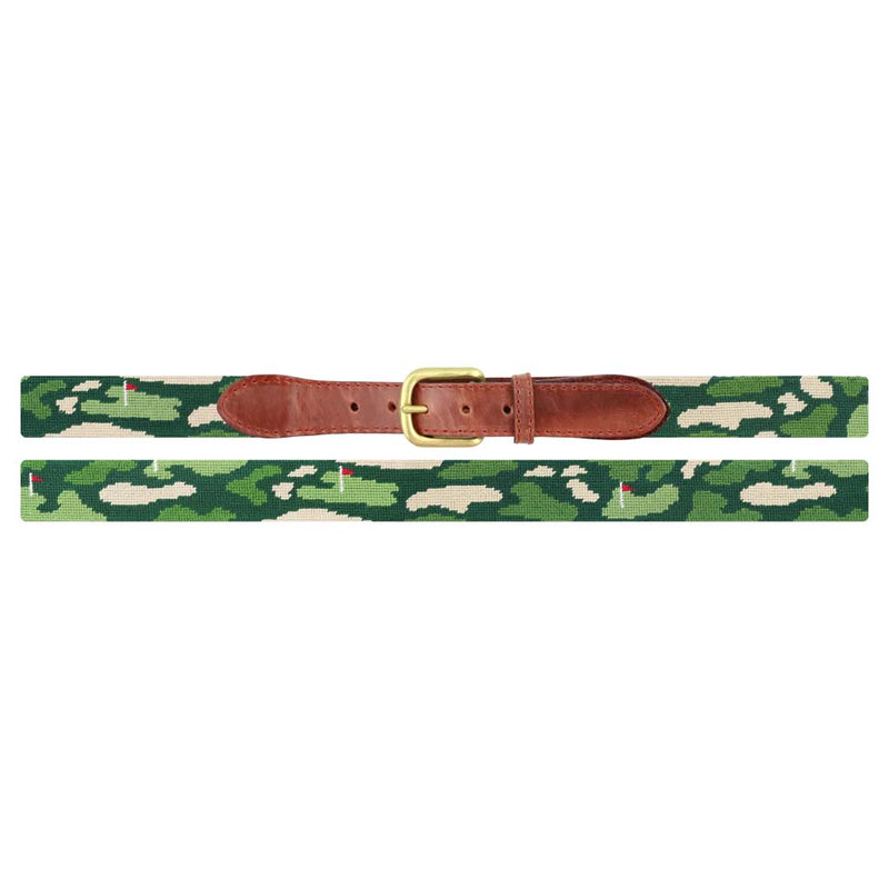 Golfer's Camo Needlepoint Belt by Smathers & Branson Golfer's Camo Needlepoint Belt by Smathers & Branson