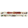 Gone Fishing Needlepoint Belt by Smathers & Branson - Country Club Prep