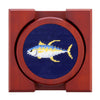 Gulf Coast Fish Needlepoint Coasters by Smathers & Branson - Country Club Prep