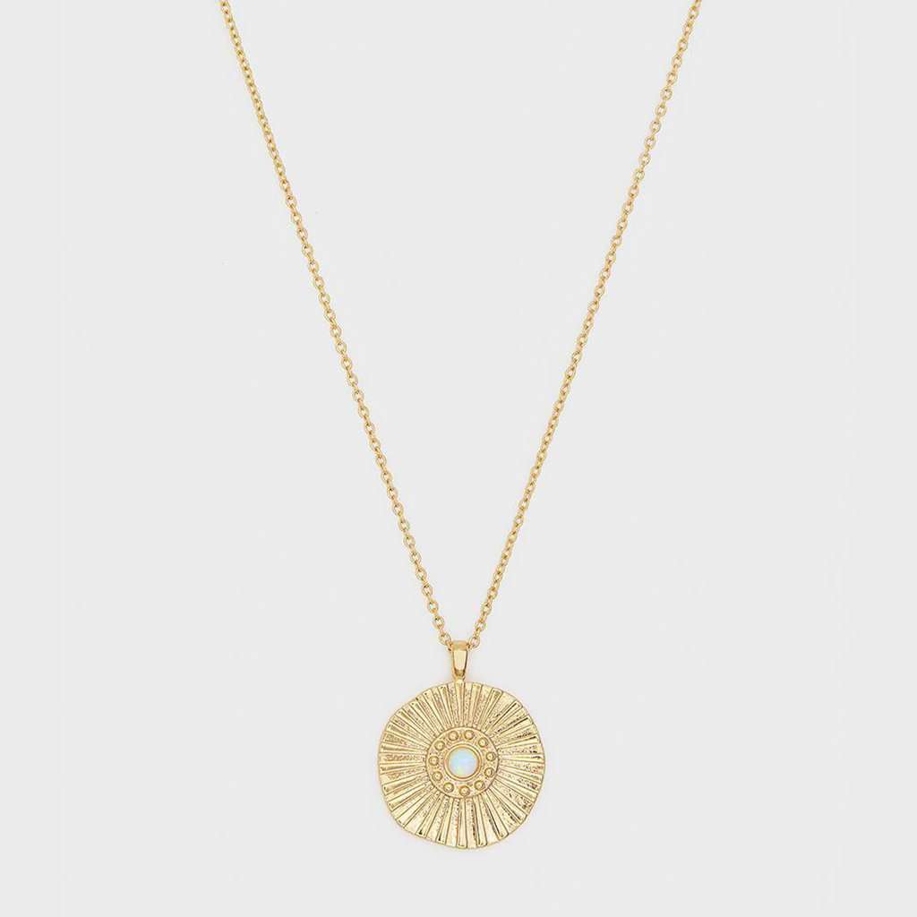 Gorjana Sunburst Coin Necklace | Free Shipping – Country Club Prep