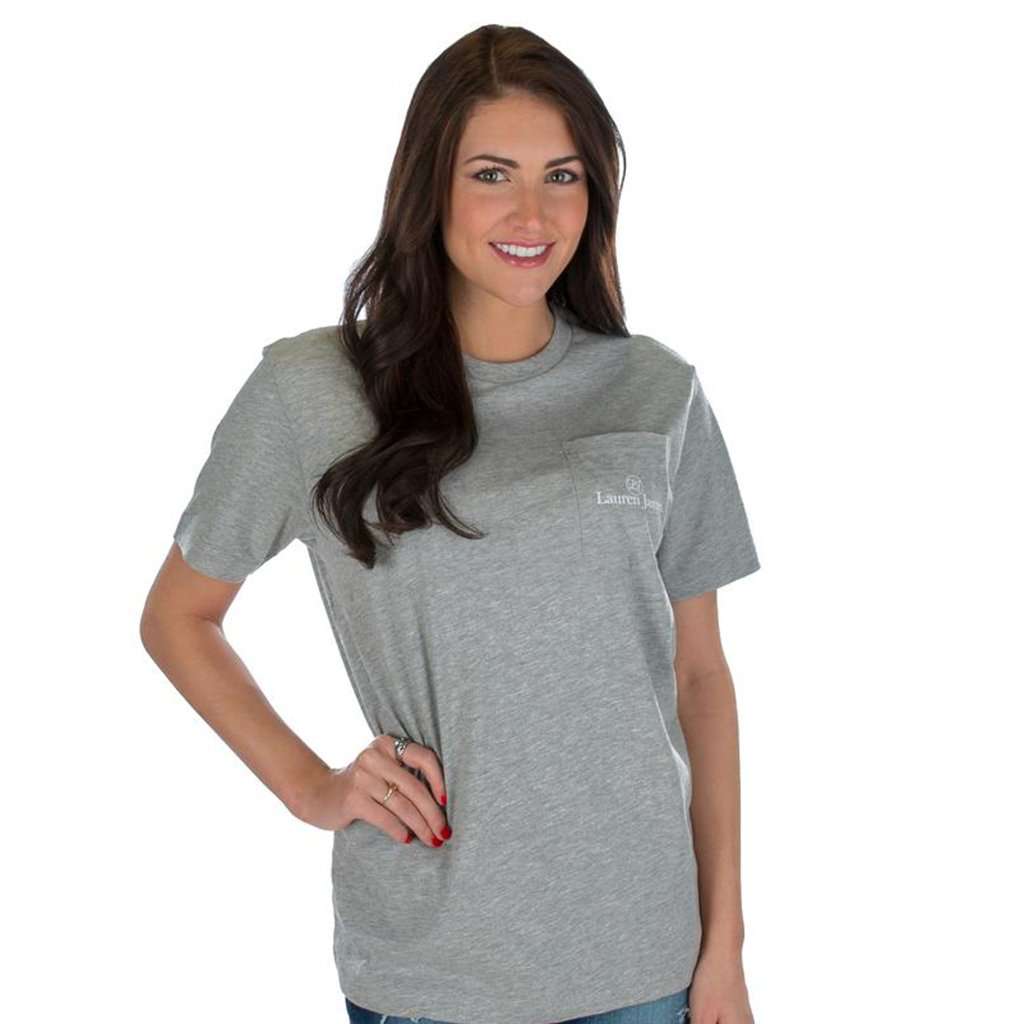 Oh My Stars Short Sleeve in Heather Grey by Lauren James - Country Club Prep