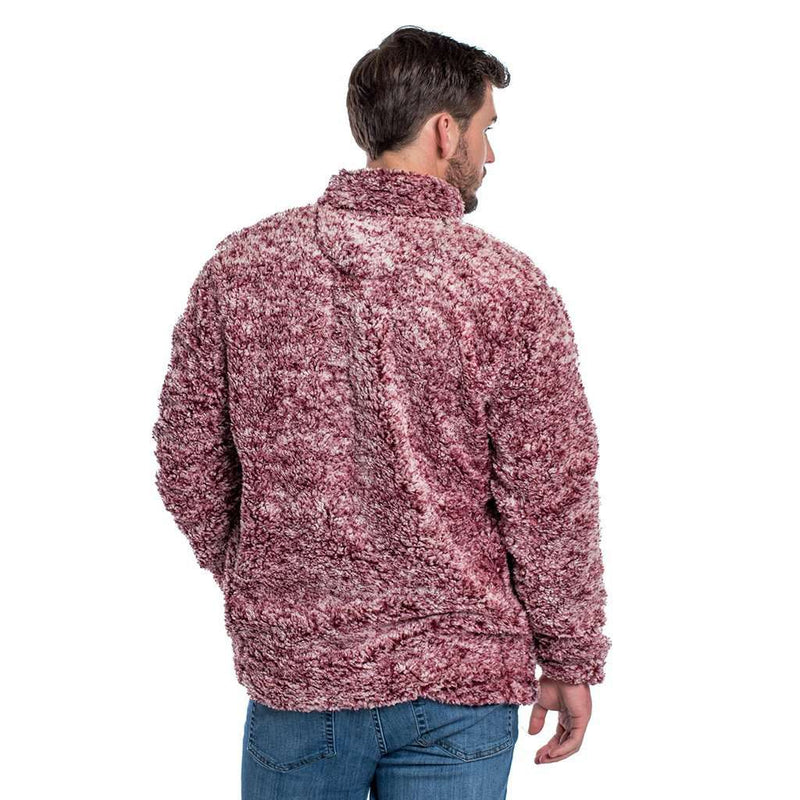 Heather Sherpa Pullover with Pockets in Windsor Wine by The Southern Shirt Co. - Country Club Prep