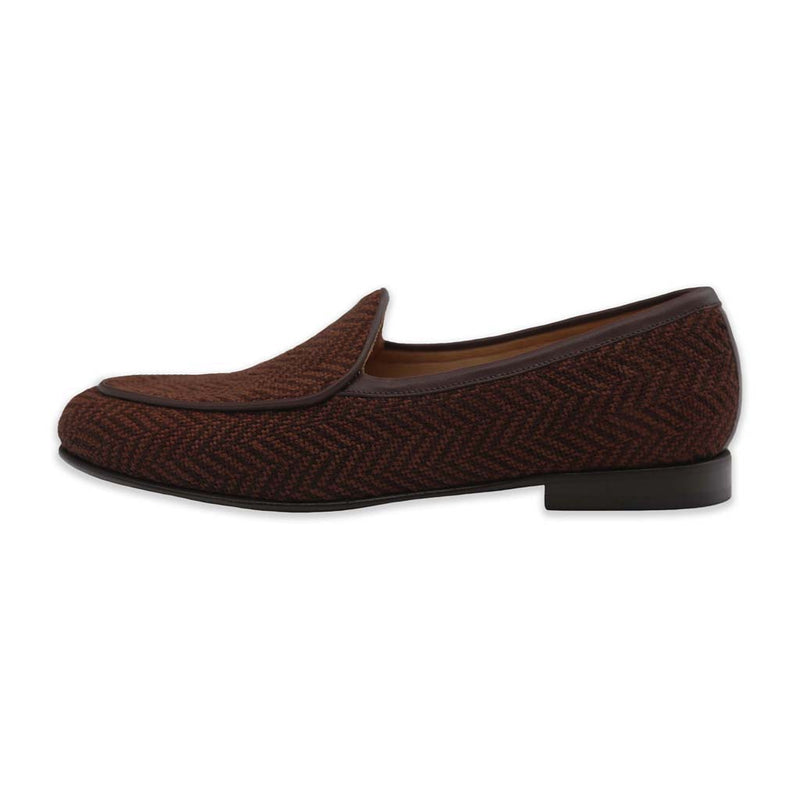 Herringbone Needlepoint Belgian Loafers by Smathers & Branson - Country Club Prep