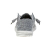 Wally Canvas Shoe in Linen Iron by Hey Dude - Country Club Prep