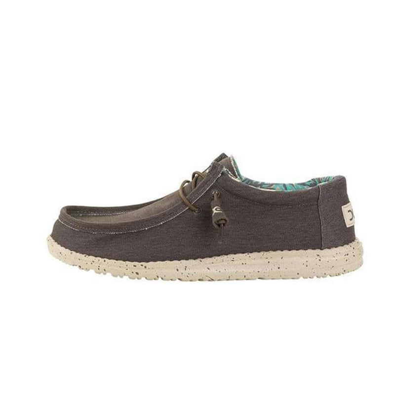 Wally Stretch Shoe in Chocolate by Hey Dude - Country Club Prep