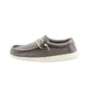 Wally Washed Shoe in Dark Grey by Hey Dude - Country Club Prep