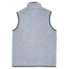 Highland Alpaca Vest in Washed Blue by Southern Marsh - Country Club Prep