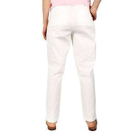 Beach Capri Pants in White by Hiho - Country Club Prep