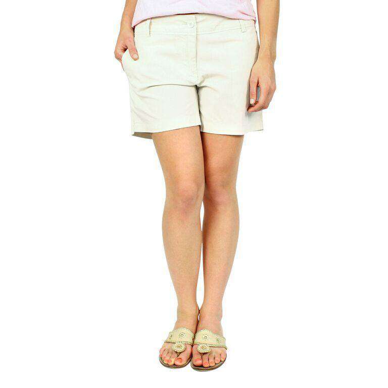 Kate Shorts in Light Stone by Hiho - Country Club Prep