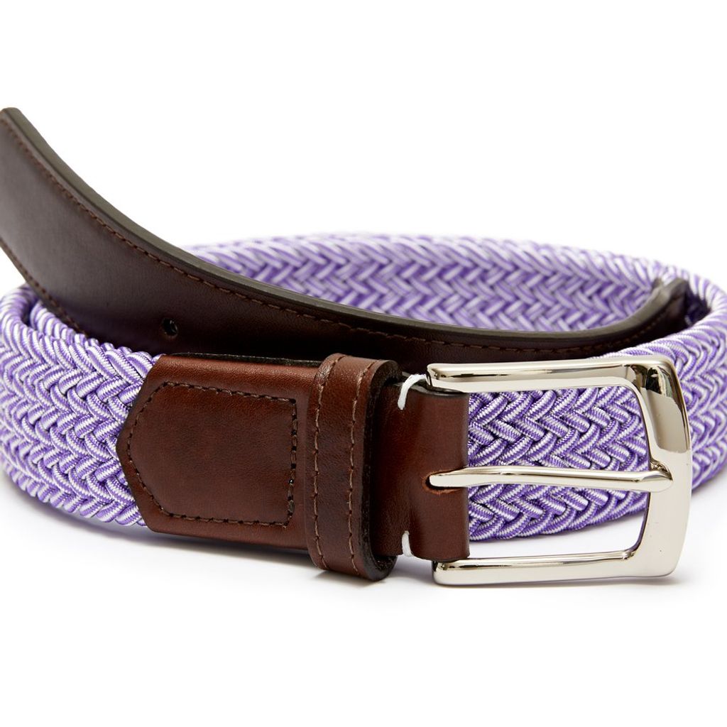 Holderness & Bourne Braided Stretch Fischer Belt NWOT 42 $145 Made in USA Blue Holderness & Bourne Braided Stretch Fischer Belt NWOT 42 $145 Made in USA Blue