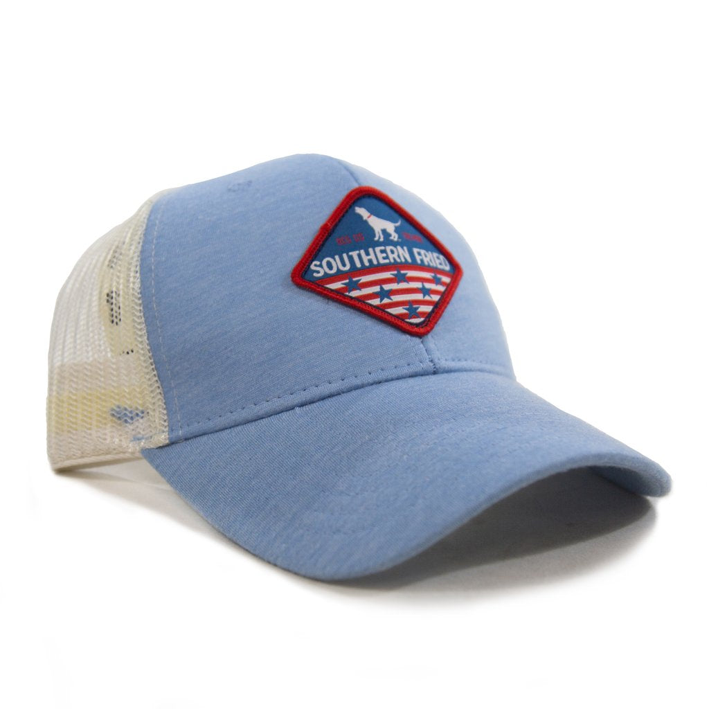 American Patch Structured Low Pro Mesh Hat by Southern Fried Cotton - Country Club Prep