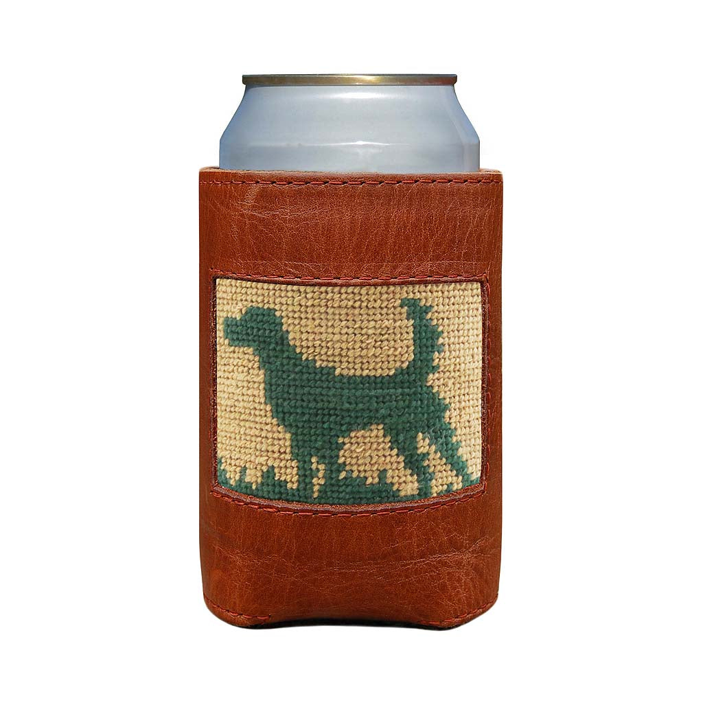 Hunting Dog Needlepoint Can Cooler by Smathers & Branson - Country Club Prep