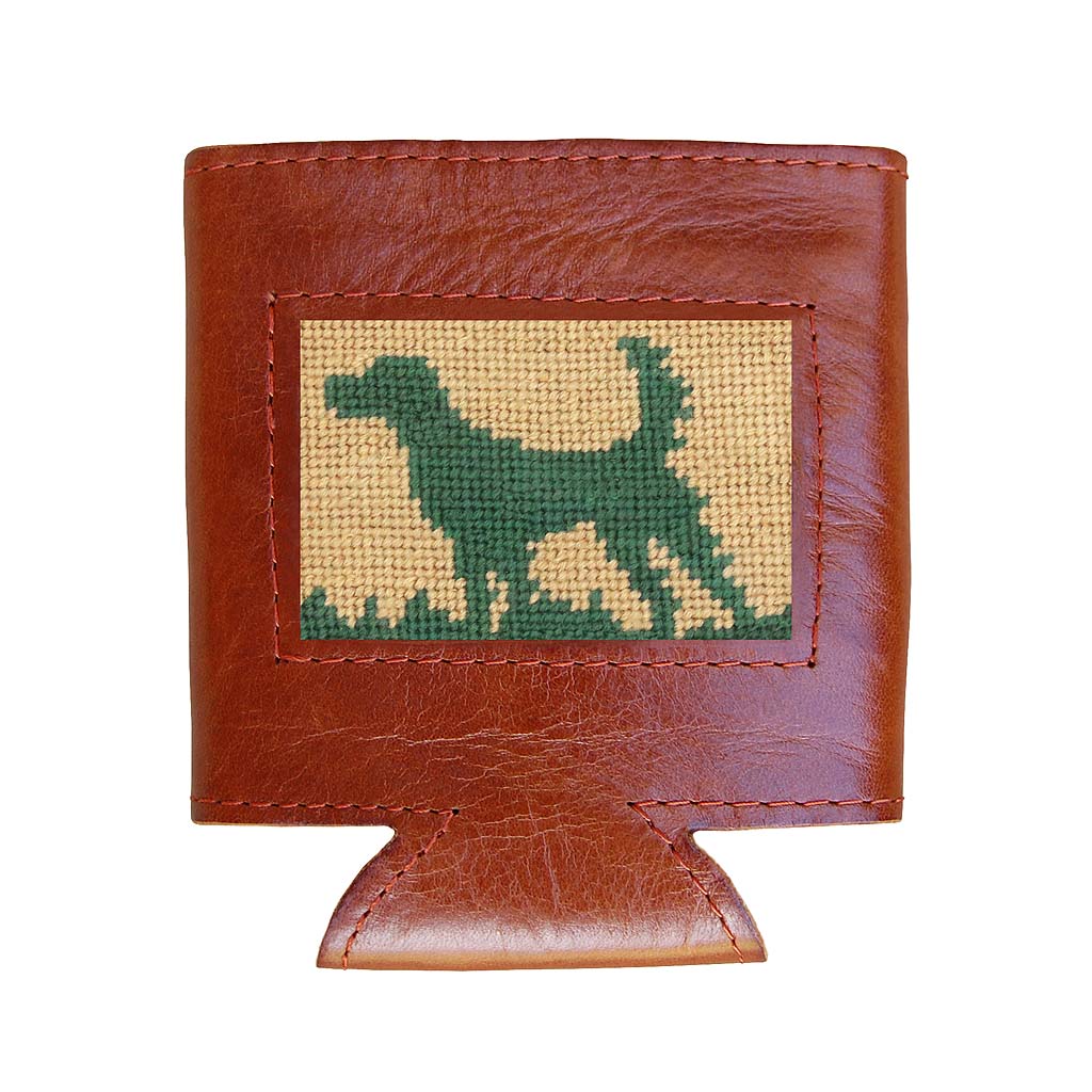 Hunting Dog Needlepoint Can Cooler by Smathers & Branson - Country Club Prep