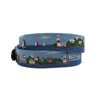 Newport to Bermuda Needlepoint Belt by Smathers & Branson - Country Club Prep
